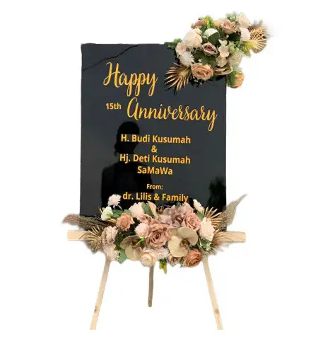 Papan Bunga Akrilik Kudamati